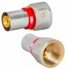 ZŁĄCZKA MUFOWA ZAPRASOWYWANA PEX ALUPEX FI 25x1 GW MOCNY MOSIĄDZ DIAMOND FZZ-002.1X25.ZŁ-DZ